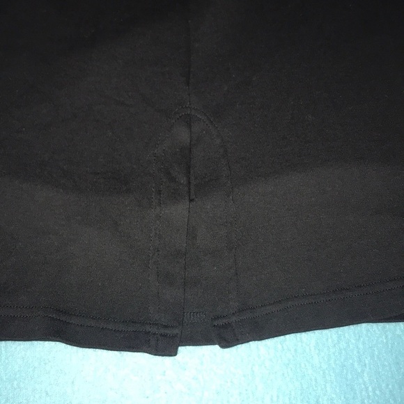 PERI dress elastic waistband slit back bottom 2 pockets shoulder pads SZ 6 - Picture 3 of 3